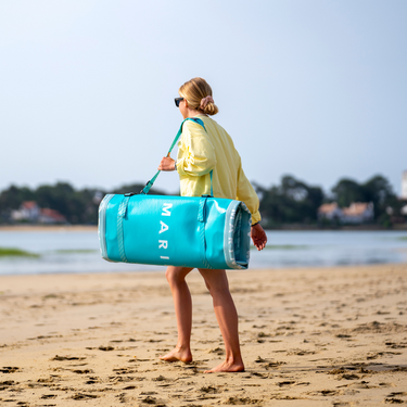 Aqua Marina 10’8” Dhyana 2023 Fitness Inflatable Paddle Board SUP carry strap deflated